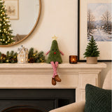 Sitting Christmas Tree with Candy Cane Legs