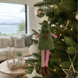 Hanging Christmas Tree with Candy Cane Legs