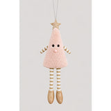 Pink Hanging Christmas Tree with Candy Cane Legs