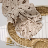 Organic Muslin Swaddle Woodlands