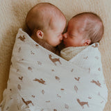 Organic Muslin Swaddle Woodlands