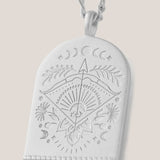Sagittarius Zodiac Necklace - Silver