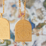 Sagittarius Zodiac Necklace - Gold