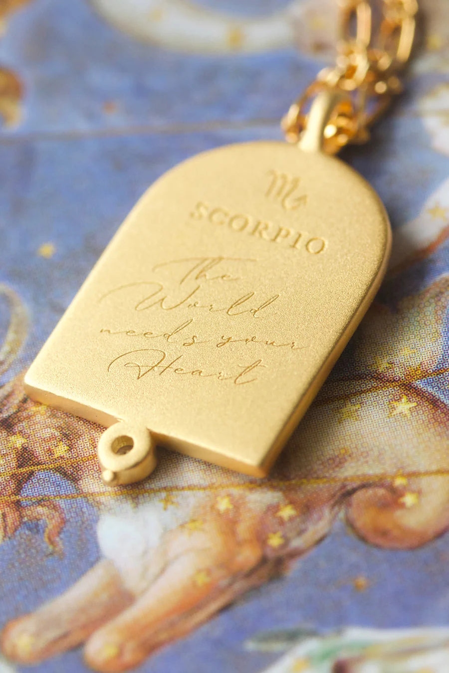 Scorpio Zodiac Necklace - Gold