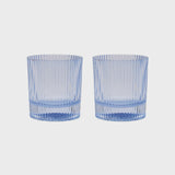 The Scout Lowball Glasses - Set of 2 / Blue