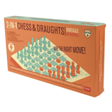 Wooden Chess & Draughts