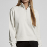 Womens Stencil Half Zip