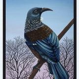 Winter Tree Tui - Black Box Frame