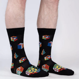 Puzzle Box - Men's Crew Socks - Sock It To Me