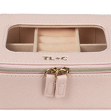 Clear Top Jewellery Case - Blush