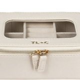 Clear Top Jewellery Case - Oat