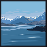 Lake Wakatipu - Black Box Frame