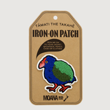 Iron-On Patch - Tāmati the Takahē