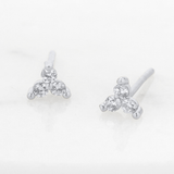 Ivy Stud Silver - Earrings