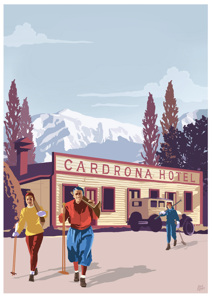 Cardrona Hotel - A4 Print