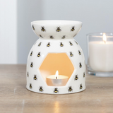 All Over Bee Print Oil Burner