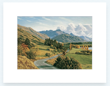 Road To Queenstown Pre-Matted Mini Print