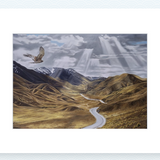 Lindis Pass Pre-Matted Mini Print