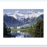 Lake Matheson Pre-Matted Mini Print