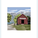 Glenorchy Shed Pre-Matted Mini Print