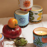 A Dopo Sun Ceramic Candle-Orange Blossom