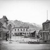 Rees Street, Queenstown, Flood of 1878 - Framed Print