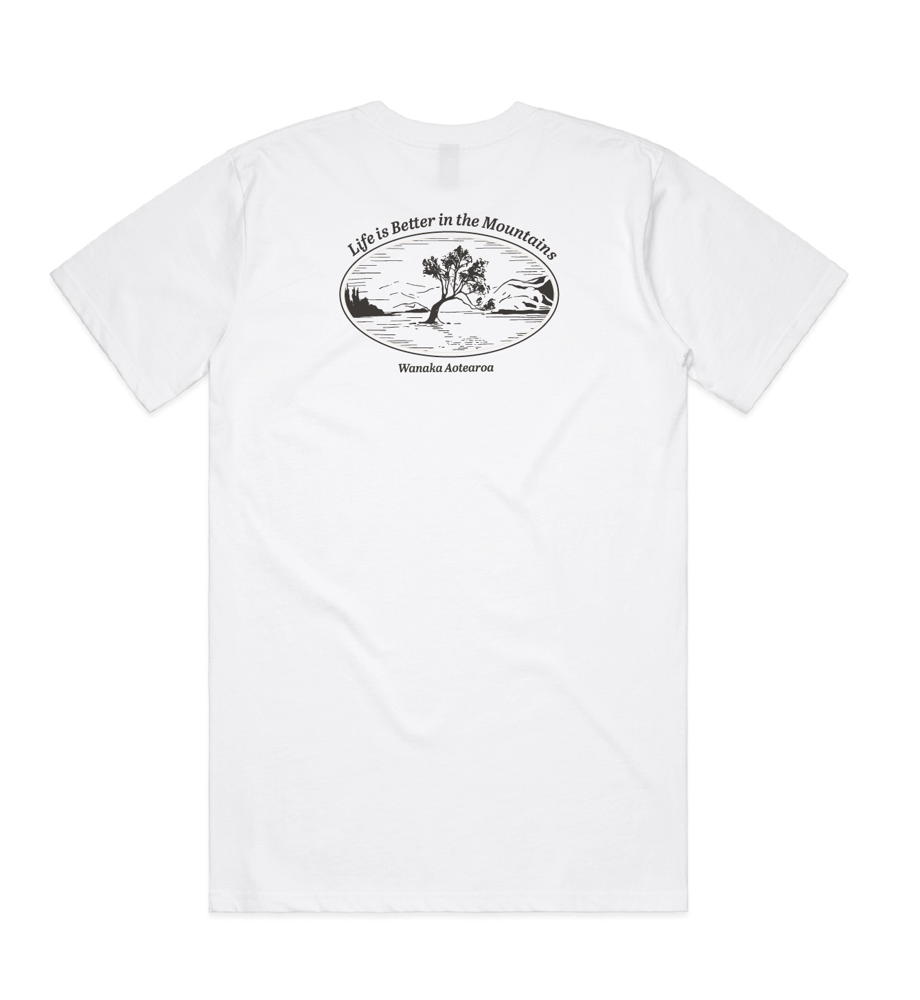 Life is Better - Wanaka Tree - Mens Tee