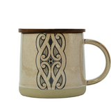 Glazed Ceramic Mug- Miriama Grace-Smith / Brown