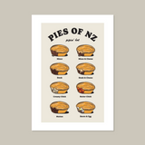 Pies of NZ - A3 Poster