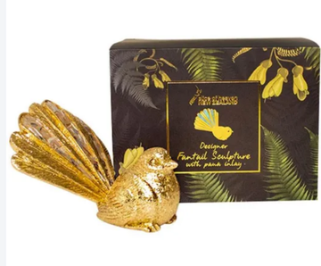 Gold Fantail w Paua