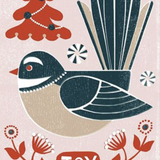 Kereru In Tree - Xmas Card