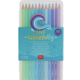 Colouring Pencils - Set of 12 / Cyan