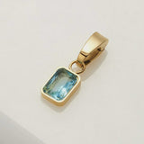 Crystal Charm - Blue / Gold