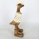 Duck w Crochet 28cm High