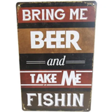 Art Tin - Beer Fishin