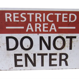 Art Tin - Restricted Area
