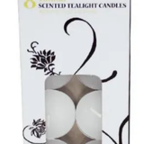 Packet 8, 4.5 Hour Scented Tealights - White