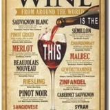 Retro Metal Pictures - Wine