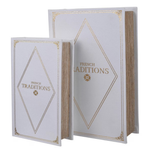 White Book Boxes