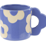 Posey Flower Mug - Blue