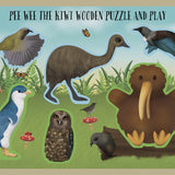 Pee Wee The Kiwi - Wooden Puzzle & Play