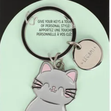 Enamel Key Ring - Kitty