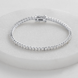 Dani Tennis Bracelet - Silver - 18cm