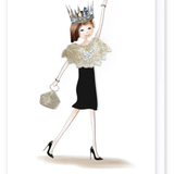 Title Just Above Queen - Card
