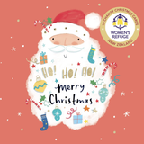 Christmas Ho Ho Ho Santa - Card Wallet - Women's Refuge