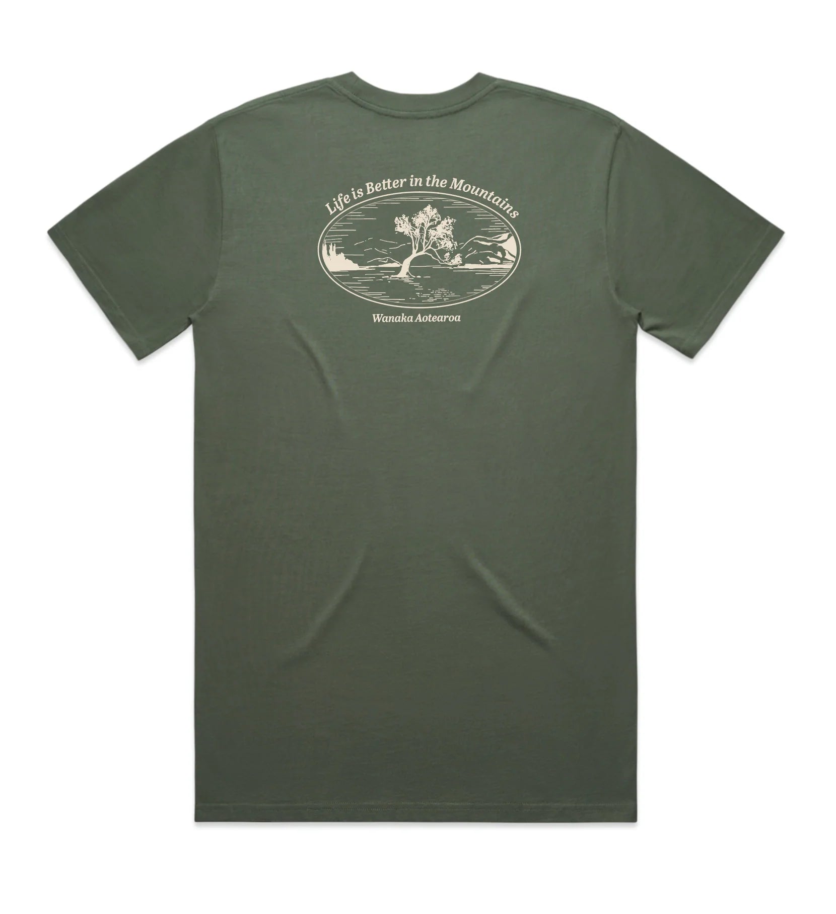 Life is Better - Wanaka Tree - Mens Tee