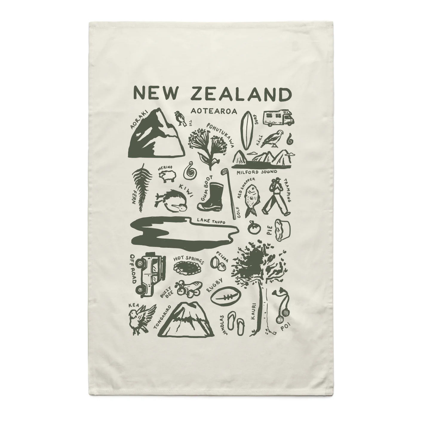 New Zealand Tea Towel