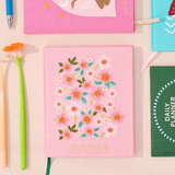 Journal - Notebook - Meadow Blush Embroidered