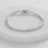 Dani Tennis Bracelet - Silver - 16.5cm