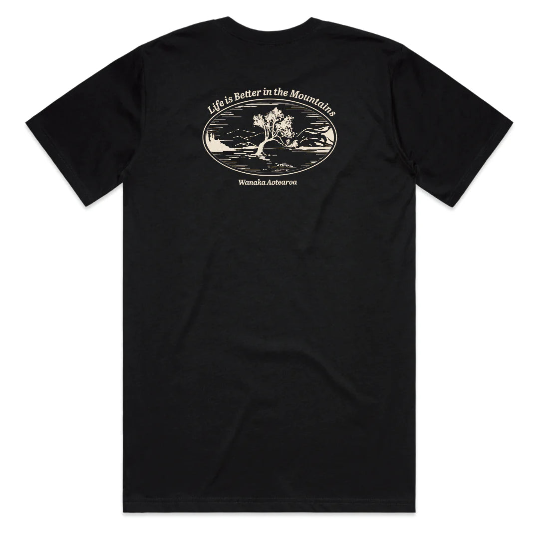Life is Better - Wanaka Tree - Mens Tee